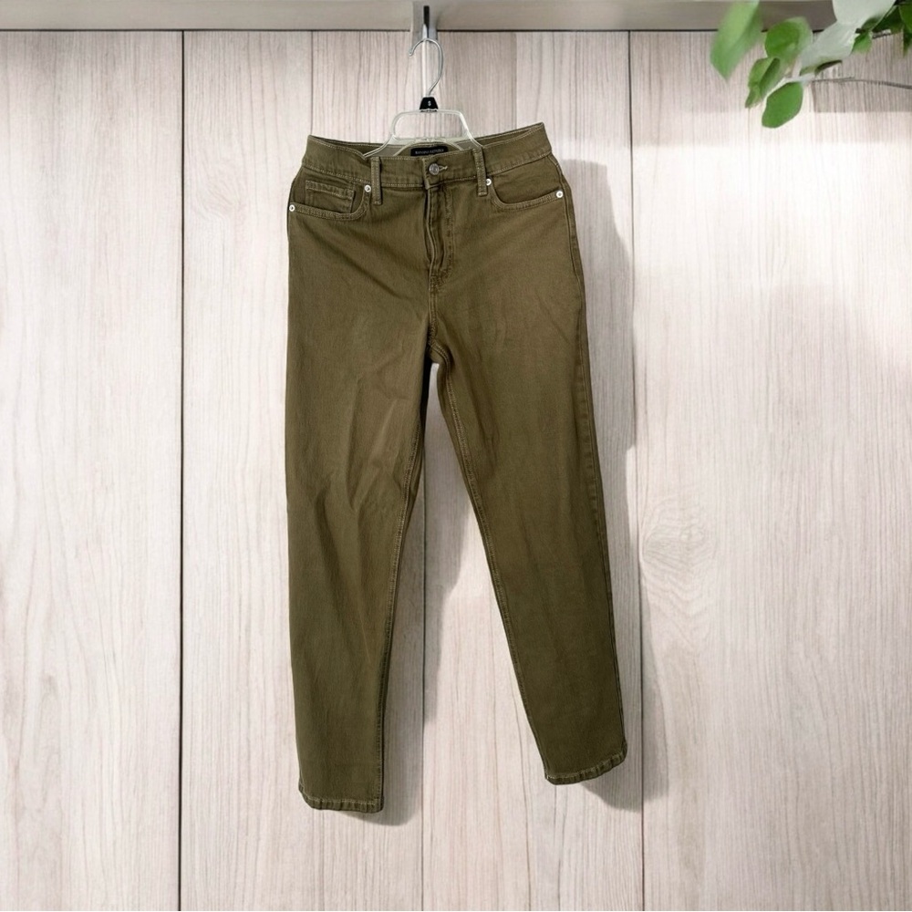 Banana republic high-rise straight Fit green Jeans size 26/2. Brand New no tag.